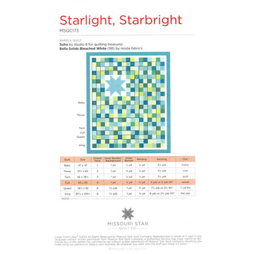 Starlight, Starbright Quilt Pattern Alternative View #1