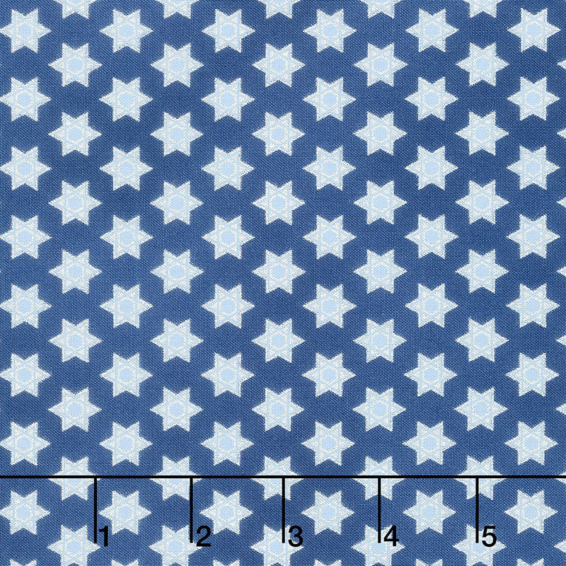 Stars of Light - Stars Navy Metallic Yardage