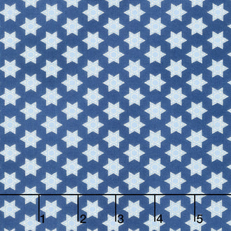 Stars of Light - Stars Navy Metallic Yardage