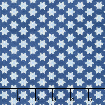 Stars of Light - Stars Navy Metallic Yardage