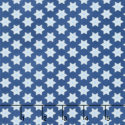 Stars of Light - Stars Navy Metallic Yardage