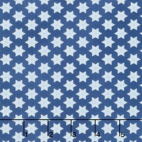 Stars of Light - Stars Navy Metallic Yardage