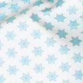 Stars of Light - Stars White Metallic Yardage