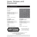 Stars Stripes & Diamonds Quilt Pattern from Man Sewing