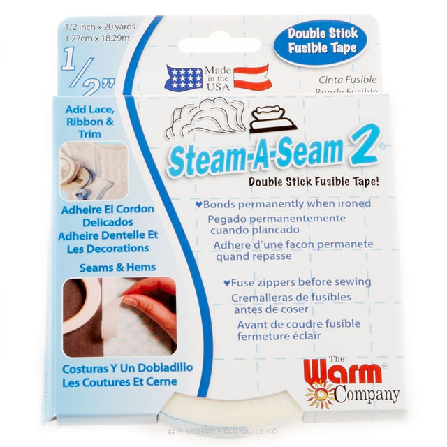 Warm Company Lite Steam-A-Seam 2 Double Stick Fusible Web 24 x 3