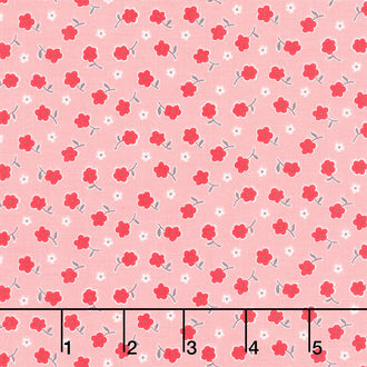 Stitch - Bloom Coral Yardage