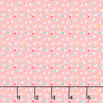Stitch - Ditsy Coral Yardage