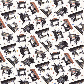 Stitch In Time Vintage Machines Yardage