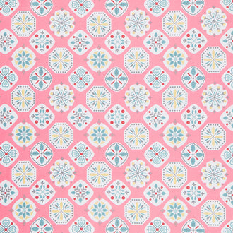 Stitch - Multi Stitch Coral 108" Wide Backing