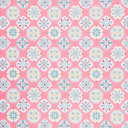 Stitch - Multi Stitch Coral 108" Wide Backing