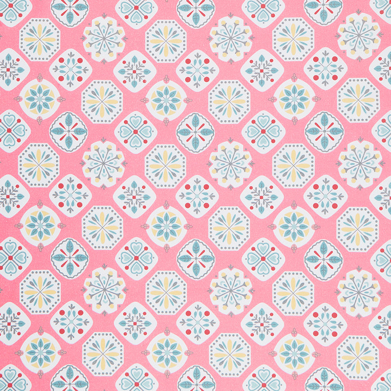108 Vintage Happy 2 Blossom Coral Quilt Backing Fabric