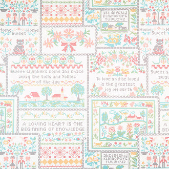 Stitch - Sampler Cloud Yardage