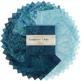 Stonehenge Gradations Brights - Lagoon Chips