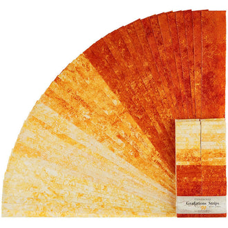Stonehenge Gradations Brights - Sunglow Strips