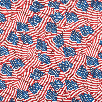 Stonehenge Stars and Stripes 10th Anniversary Collection - Waving Flags Navy Yardage