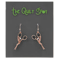 Stork Scissor Drop Earring - Rose Gold Alternative View #1