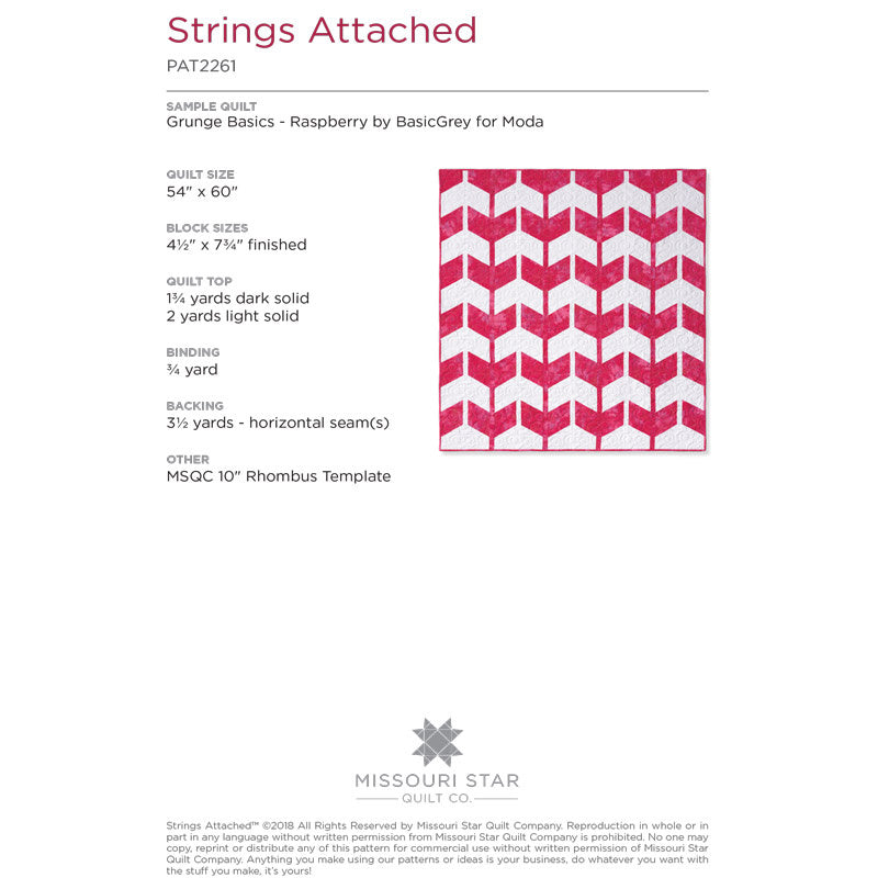 Strings Attached Quilt Pattern by Missouri Star Alternative View #1