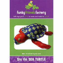 Stu Sea Turtle Funky Friends Factory Pattern