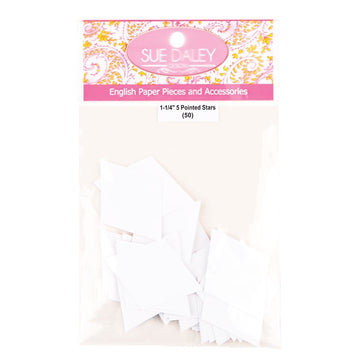 Sue Daley Five Pointed Star 1 1/4" Papers