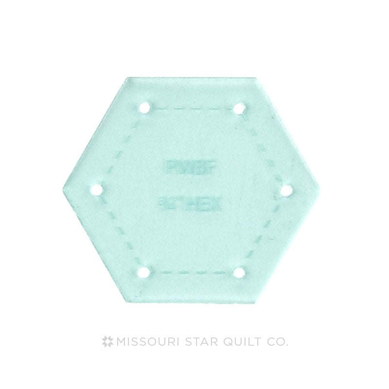 Sue Daley Hexagon 3/4" Template Only