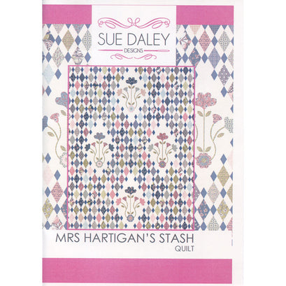 Sue Daley Mrs. Hartigan's Stash Pattern with Templates and Papers