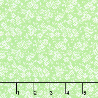 Sugarcube - Ditsy Daisy Green Yardage