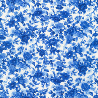 Summer Breeze 2021 - Daisy Bouquet Royal Yardage