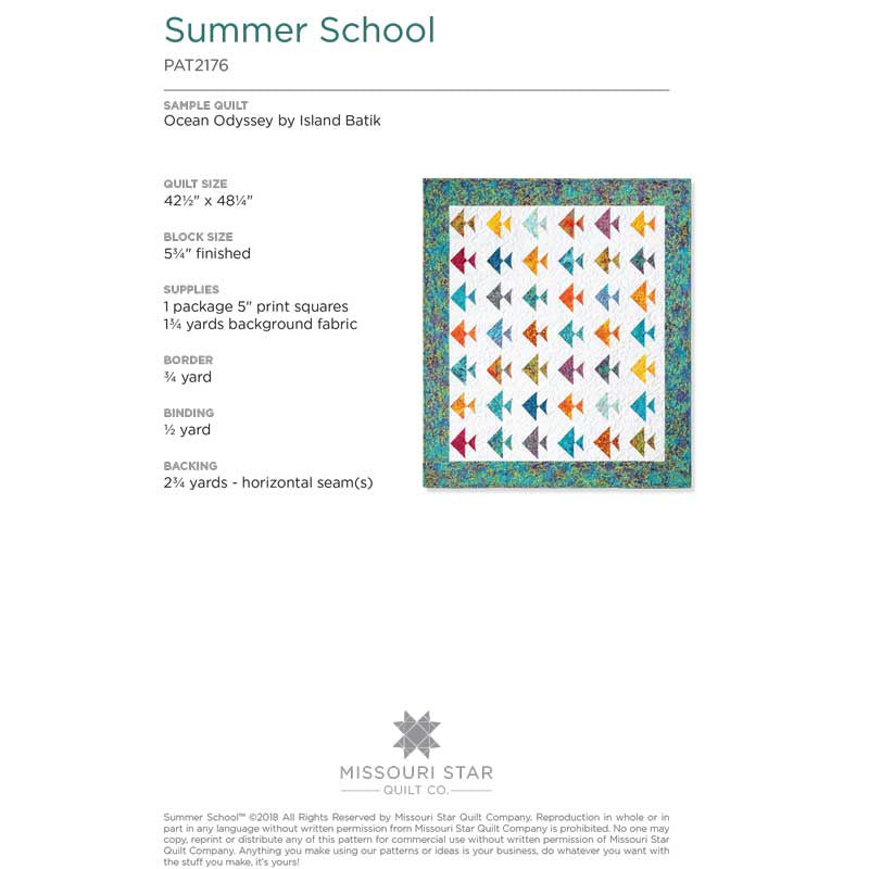 Summer School Quilt Pattern by Missouri Star Alternative View #1