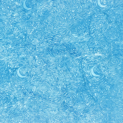 Summer Sensation Batiks - Starry Night Surf Yardage