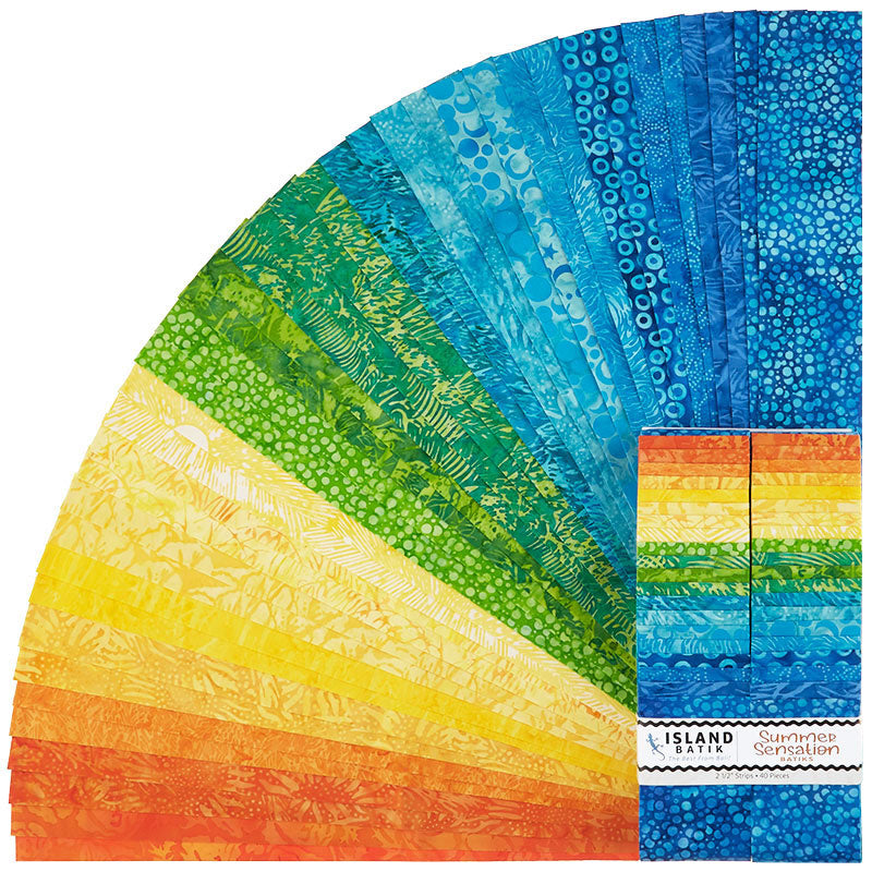 Summer Sensation Batiks Strips
