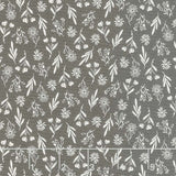 Summer Sweet - Flora Charcoal Yardage