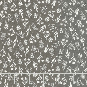 Summer Sweet - Flora Charcoal Yardage