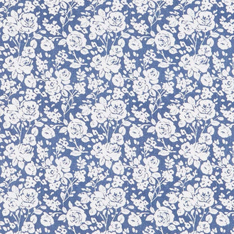 Summertime - Roses Blue Yardage