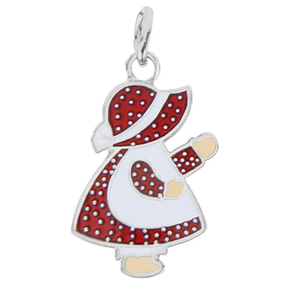 Sunbonnet Sue Charm - Red