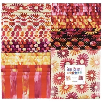 Sunburst Pink Favorites 10" Squares