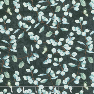 Sundance Meadow - Vines Black Yardage