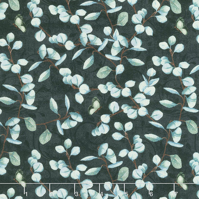 Sundance Meadow - Vines Black Yardage