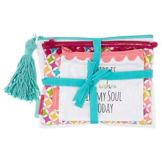 Sunnyside Up Zipper Pouches