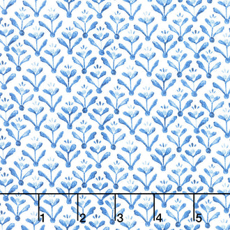 Sunshine and Dewdrops - Leaves Cloud Yardage