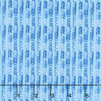 Sunshine and Dewdrops - Stripes Sky Yardage
