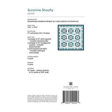 Sunshine Shoofly Quilt Pattern by Missouri Star