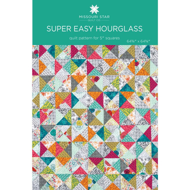 Super Easy Hourglass Quilt Pattern by Missouri Star