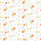 Sweet Bees - Honeycomb Patchwork Yellow Yardage