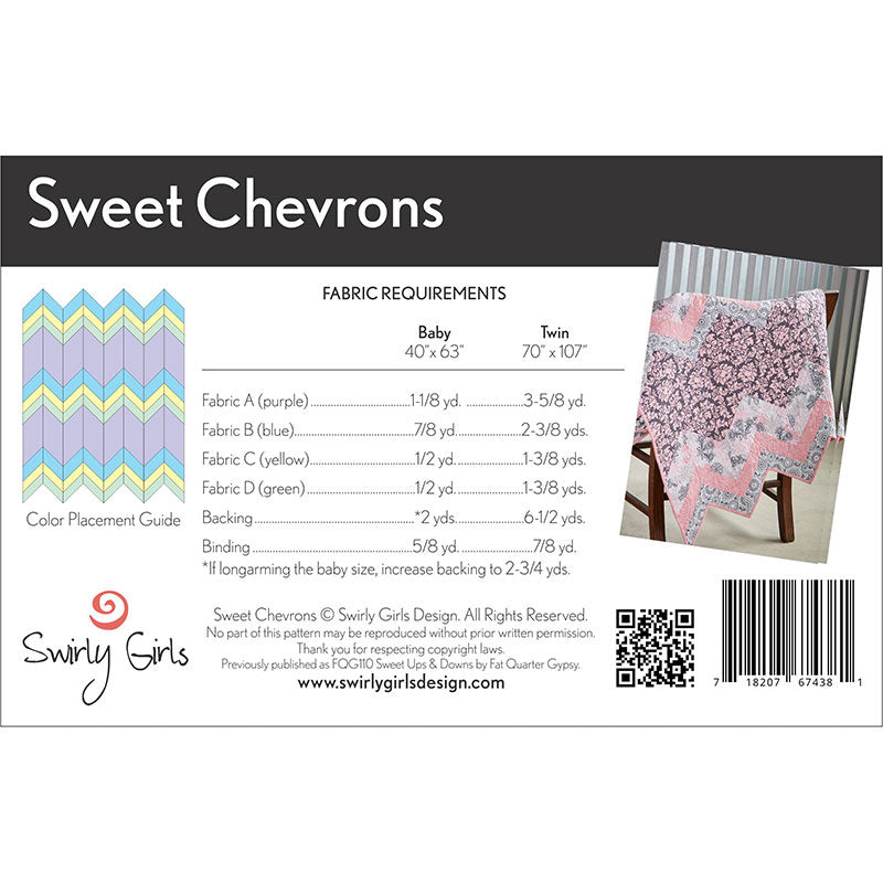 Sweet Chevrons Quilt Pattern