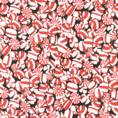 Sweet Holidays - Holiday Peppermints Red Yardage