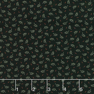 Sweet Holly - Evergreen Black Yardage