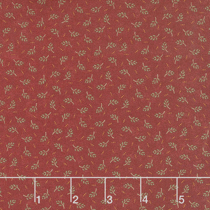 Sweet Holly - Evergreen Red Yardage