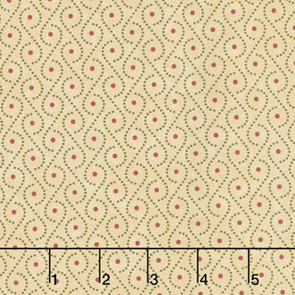 Sweet Holly - String of Lights Tan Yardage