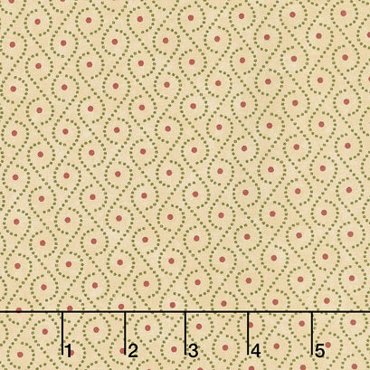 Sweet Holly - String of Lights Tan Yardage