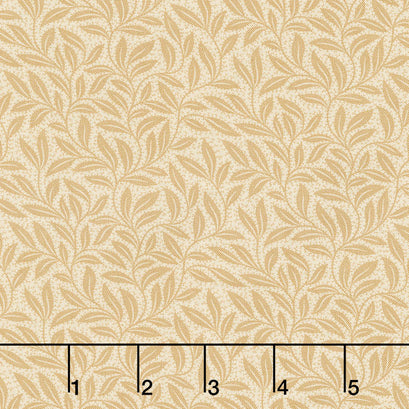 Sweet Holly - Wreath Vine Tan Yardage